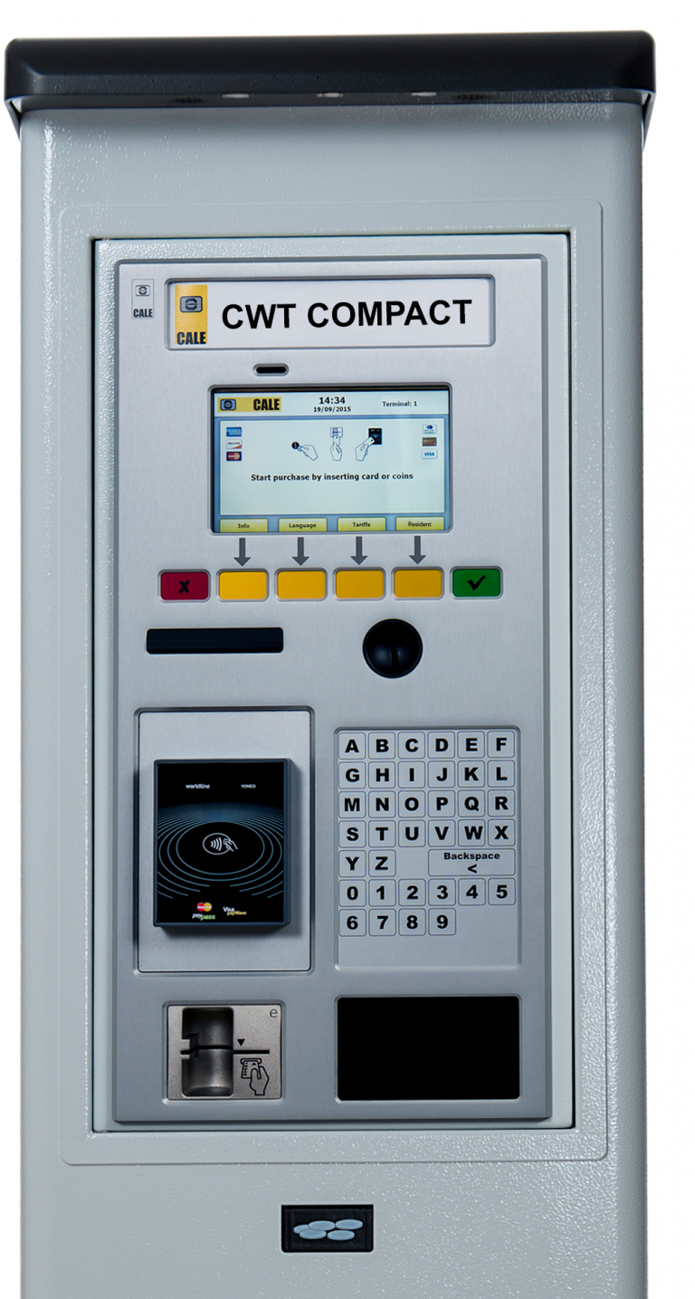 ANPR Pay on Foot machine